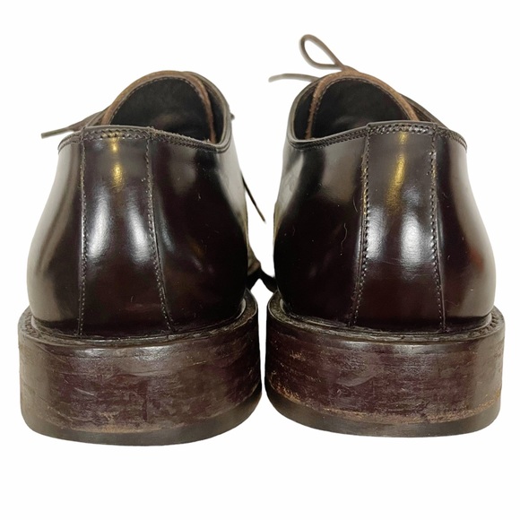 TO BOOT NEW YORK Dark Brown Patent Leather Chunky Lace Up Round Toe Derby Loafer main image 9